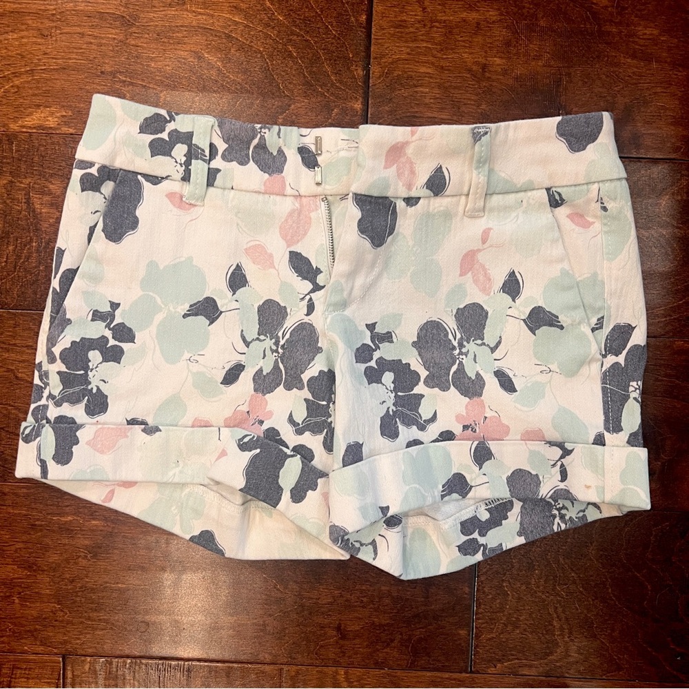 Dear John Floral Women's Shorts - White, Blue, Pink